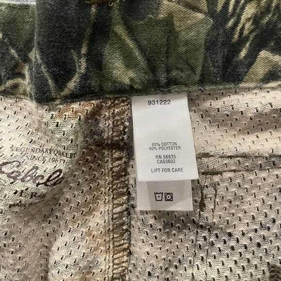 Cabelas Pants Mens Large Camouflage 3D Seclusion Cargo Perforated Hunting Skate - Picture 8 of 12